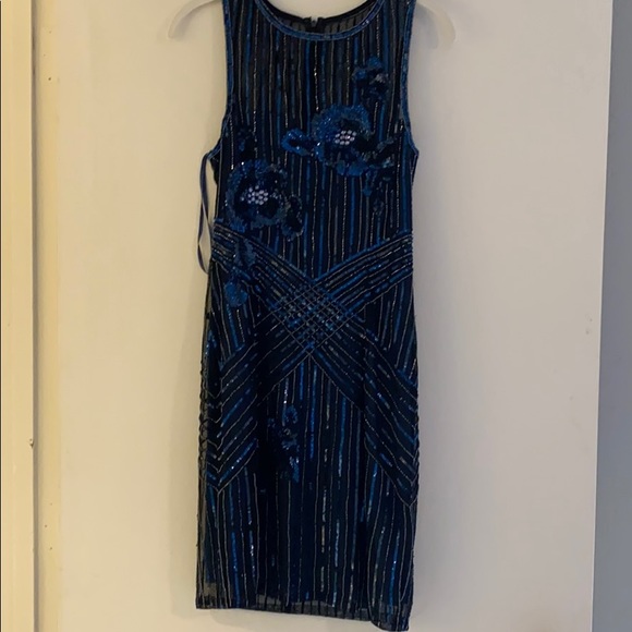 Parker Navy sequence dress - Picture 3 of 6